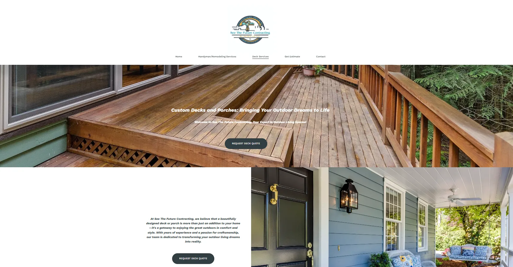 See The Future Contracting - Decks